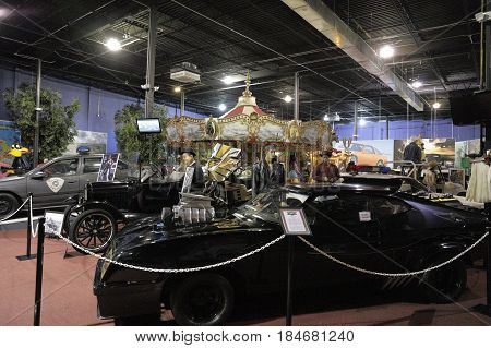 MIAMI, FL, USA - MAY 3, 2017: Stock photo of the Miami Auto Museum at the Dezer Collection of automobiles and related memorabilia