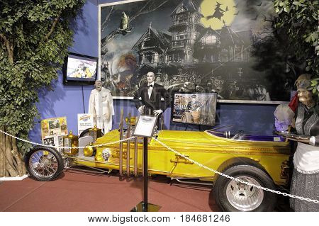 MIAMI, FL, USA - MAY 3, 2017: Stock photo of the Miami Auto Museum at the Dezer Collection of automobiles and related memorabilia
