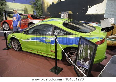 MIAMI, FL, USA - MAY 3, 2017: Stock photo of the Miami Auto Museum at the Dezer Collection of automobiles and related memorabilia