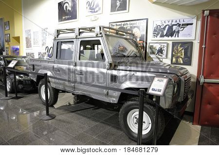 MIAMI, FL, USA - MAY 3, 2017: Stock photo of the Miami Auto Museum at the Dezer Collection of automobiles and related memorabilia