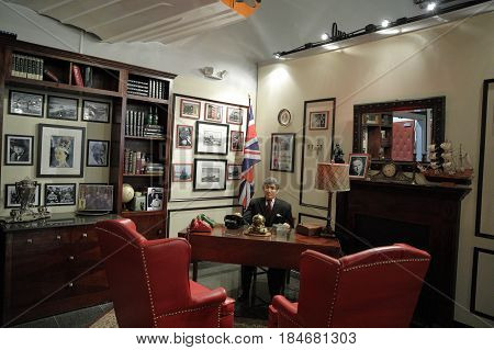 MIAMI, FL, USA - MAY 3, 2017: Stock photo of the Miami Auto Museum at the Dezer Collection of automobiles and related memorabilia