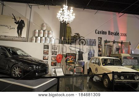MIAMI, FL, USA - MAY 3, 2017: Stock photo of the Miami Auto Museum at the Dezer Collection of automobiles and related memorabilia