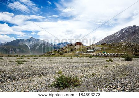 Camp On The Way To Rangdum, North Of India