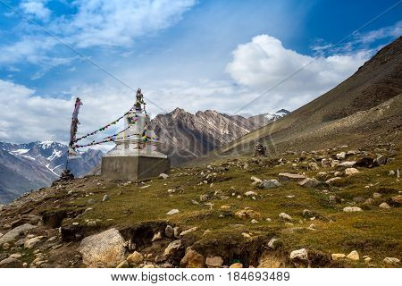 Mountain View On The Way To Rangdum, India