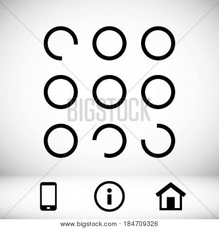 icon stock vector illustration flat design style