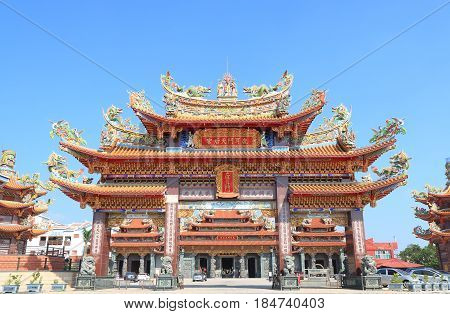 Luermen Tianhou Matsu temple in Tainan Taiwan