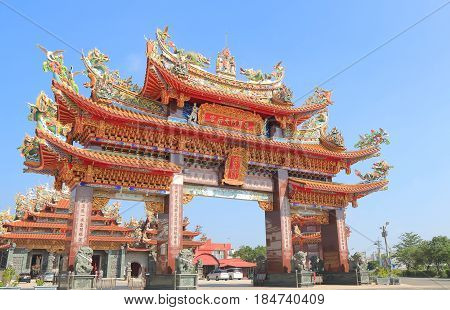 Luermen Tianhou Matsu temple in Tainan Taiwan