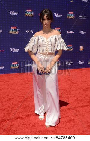 LOS ANGELES - APR 29:  Camila Cabello at the 2017 Radio Disney Music Awards at the Microsoft Theater on April 29, 2017 in Los Angeles, CA