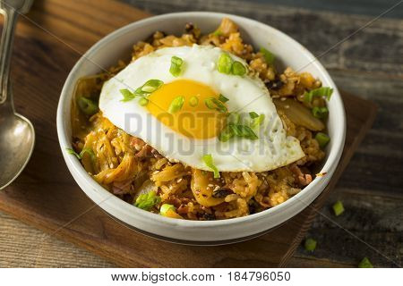 Homemade Korean Kimchi Fried Rice