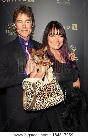 PASADENA - APR 28: Ronn Moss, Devin DeVasquez at the 44th Daytime Creative Arts Emmy Awards Gala at the Pasadena Civic Center on April 28, 2017 in Pasadena, CA