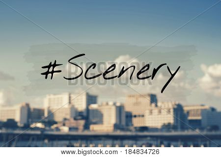 Urban Scenery View Adventure Concept