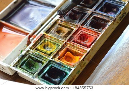 Artist's Watercolor Palette