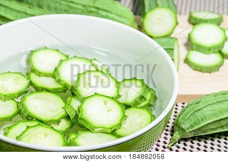 Angled Loofah Sponge gourd or Angled Gourd