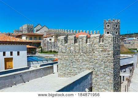 View of the famous fortress Rabat or Rabati in Akhaltsikhe, Georgia
