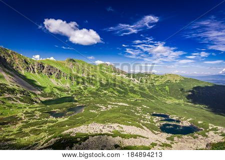 View From Karb To Kasprowy Wierch, Tatra Mountains, Poland, Europe