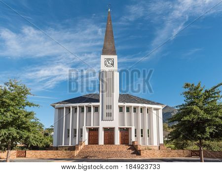 The Dutch Reformed Church in Greyton a small town in the Western Cape Province of South Africa