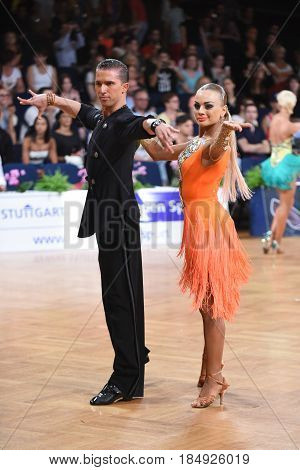 Dance Latin Couple In A Dance Pose