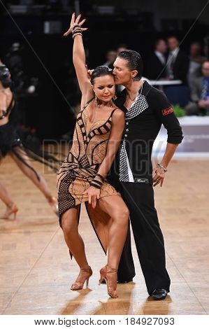 Dance Latin Couple In A Dance Pose