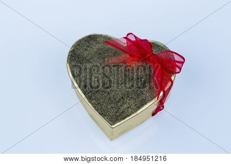 box heart-shaped gift