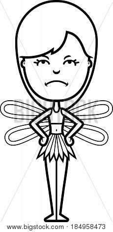 Angry Cartoon Teen Fairy