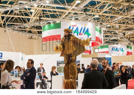 People In The Halls Of The Business Centre 