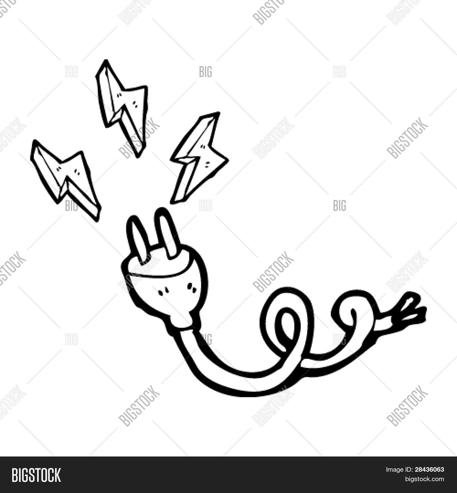 Electric Plug Cartoon Vector & Photo Bigstock