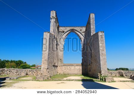 Abbey Notre dame de Re on island Ile de Re