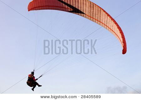 CALDELAS, Portogallo - 17 dicembre: Parapendio Cross Country Lega portoghese, nel nord di Portu