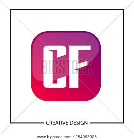 Initial Letter Cf Logo Template Vector Design
