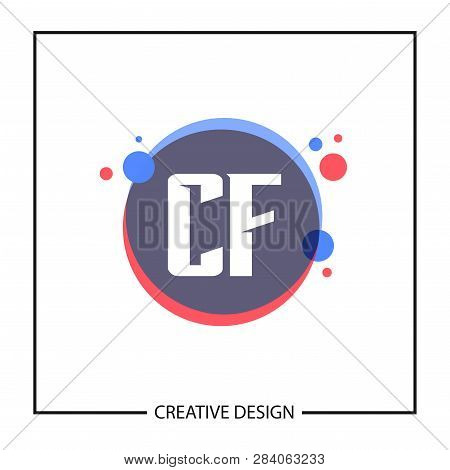 Initial Letter Cf Logo Template Vector Design