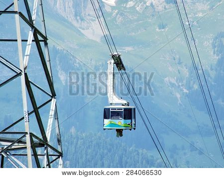 Aerial Cableway Iltios-chaserrugg Or Luftseilbahn Iltios-chäserrugg, Unterwasser - Canton Of St. Gal