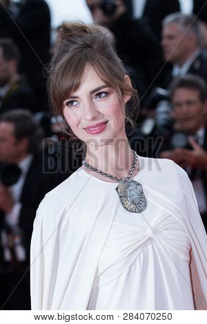 CANNES, FRANCE - MAY 09: Louise Bourgoin attends the screening of Yomeddine during the 71st Cannes Film Festival on May 9, 2018 in Cannes, France. 