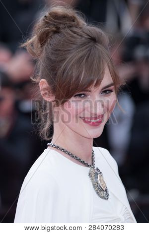 CANNES, FRANCE - MAY 09: Louise Bourgoin attends the screening of Yomeddine during the 71st Cannes Film Festival on May 9, 2018 in Cannes, France. 