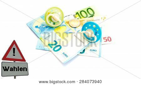Sign Dummies On Banknotes Elections German 