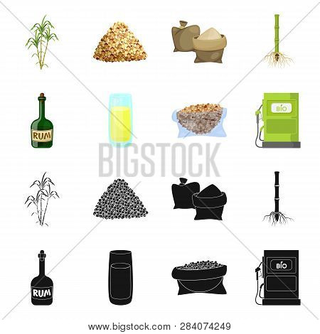 Vector Illustration Of Farm And Agriculture  Icon. Set Of Farm And Technology Vector Icon For Stock.