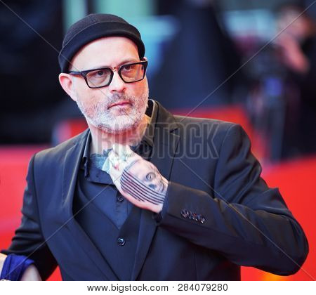 Denis Cote arrives  for the 'Ghost Town Anthology' (Repertoire des villes disparues) premiere during the 69th Berlinale Film Festival Berlin at Berlinale Palace on February 11, 2019 in Berlin, Germany