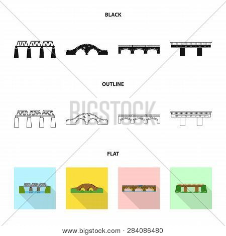 Vector Illustration Of Connection And Design Icon. Collection Of Connection And Side Vector Icon For