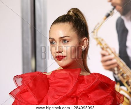 LOS ANGELES - FEB 11:  Miley Cyrus at the 