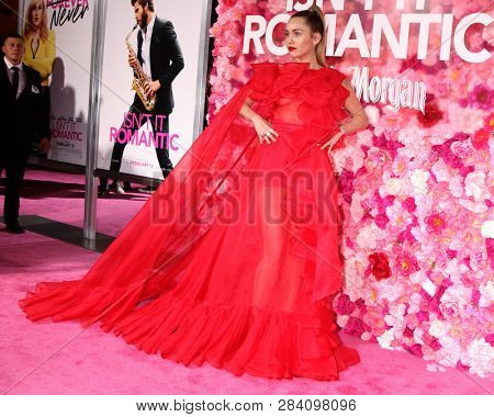 LOS ANGELES - FEB 11:  Miley Cyrus at the 