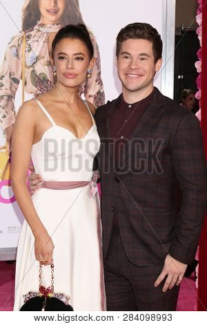 LOS ANGELES - FEB 11:  Chloe Bridges, Adam DeVine at the 