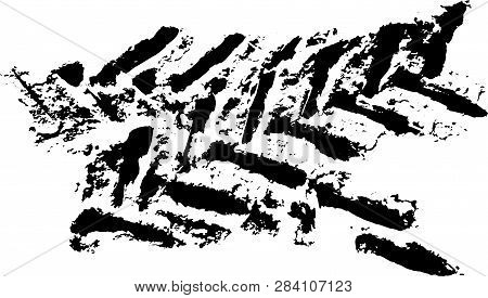 Tire Tracks Print Vector Photo Free Trial Bigstock