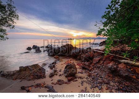 Panorama Sunset Of  Batam Bintan Wonderful Indonesia