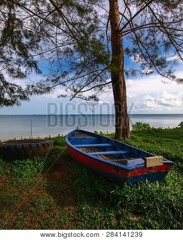 Blue Sky Tropical Beach Of Bintan Batam Wonderful Indonesia