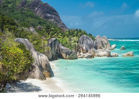 The Most Beautiful Beach Of Seychelles - Anse Source Dargent