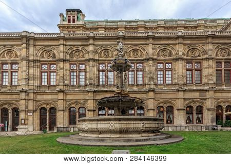 Vienna, Austria - June 27, 2015: View On Vienna State Opera House