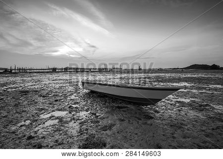 Blackwhite Photo Panorama  Of  Batam Bintan Wonderful Indonesia