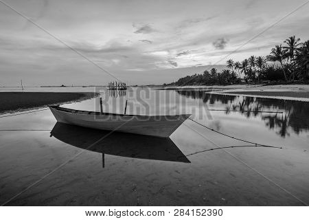 Blackwhite Photo Panorma Of Batam Bintan Wonderful Indonesia