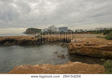 The Sea Of Ibiza A Very Cloudy Day