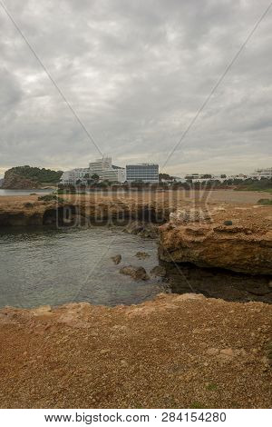 The Sea Of Ibiza A Very Cloudy Day