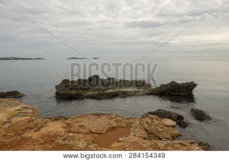 The Sea Of Ibiza A Very Cloudy Day